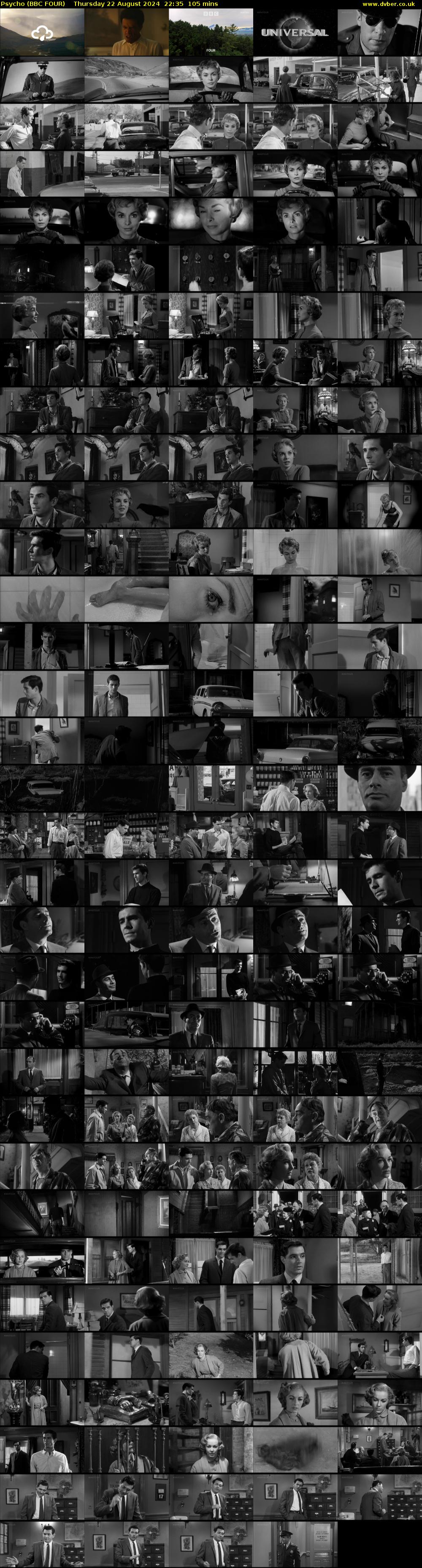 Psycho (BBC FOUR) Thursday 22 August 2024 22:35 - 00:20
