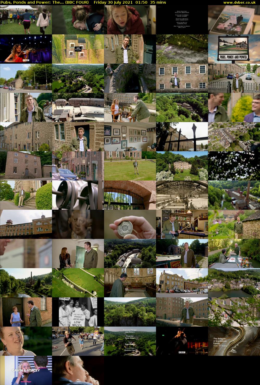 Pubs, Ponds and Power: The... (BBC FOUR) Friday 30 July 2021 01:50 - 02:25
