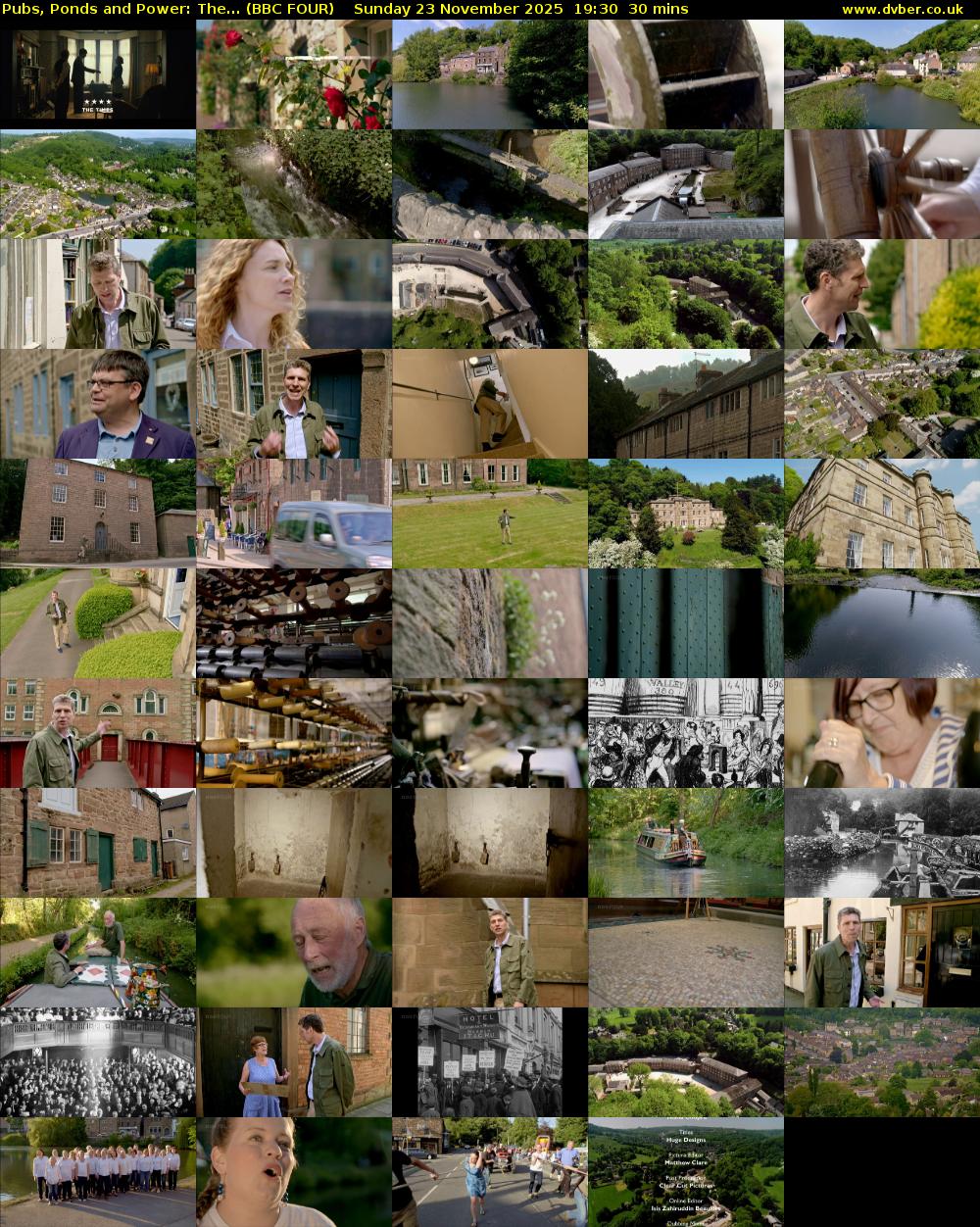 Pubs, Ponds and Power: The... (BBC FOUR) Sunday 23 November 2025 19:30 - 20:00