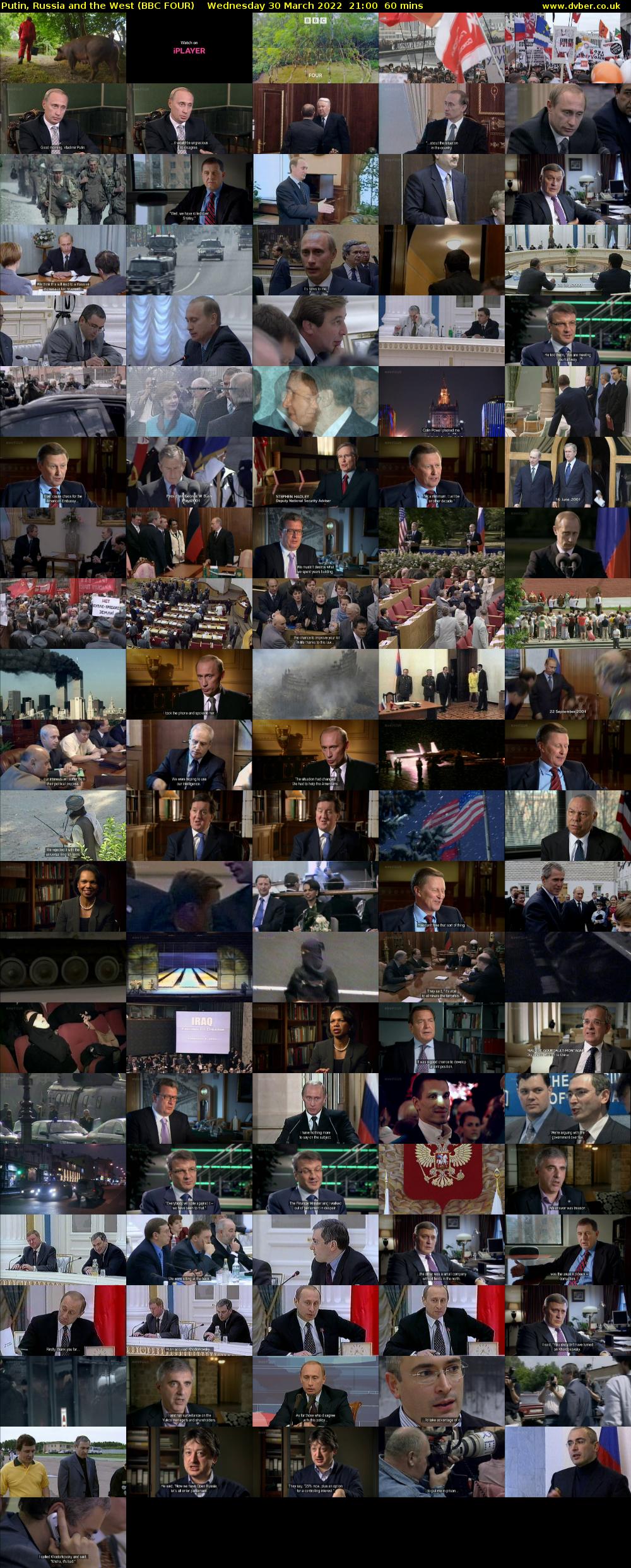 Putin, Russia and the West (BBC FOUR) Wednesday 30 March 2022 21:00 - 22:00