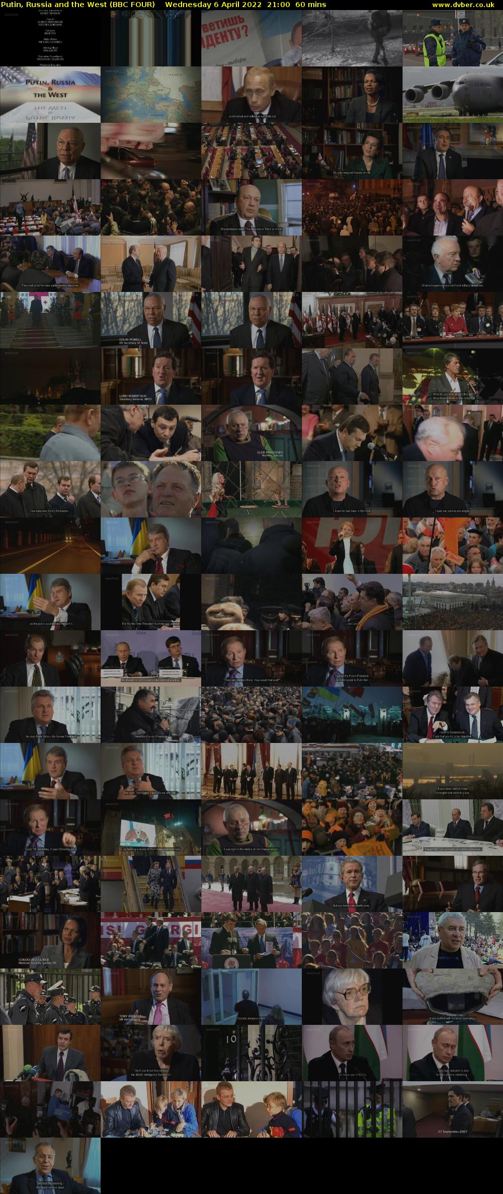 Putin, Russia and the West (BBC FOUR) Wednesday 6 April 2022 21:00 - 22:00