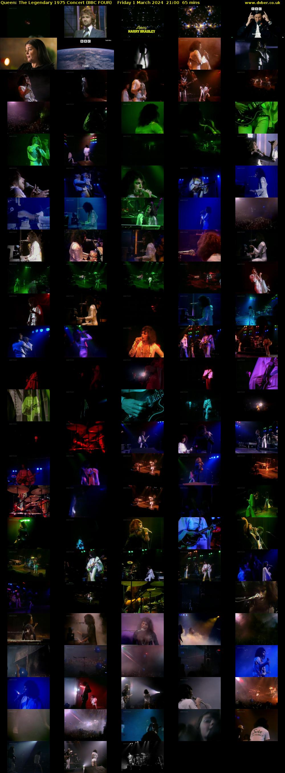 Queen: The Legendary 1975 Concert (BBC FOUR) Friday 1 March 2024 21:00 - 22:05