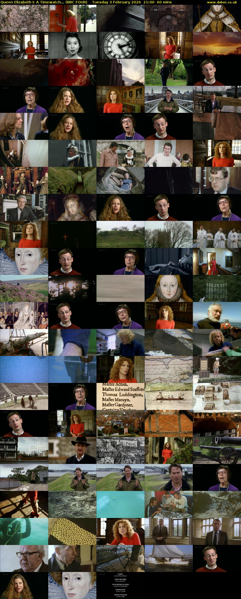 Queen Elizabeth I: A Timewatch... (BBC FOUR) Tuesday 3 February 2026 21:00 - 22:00
