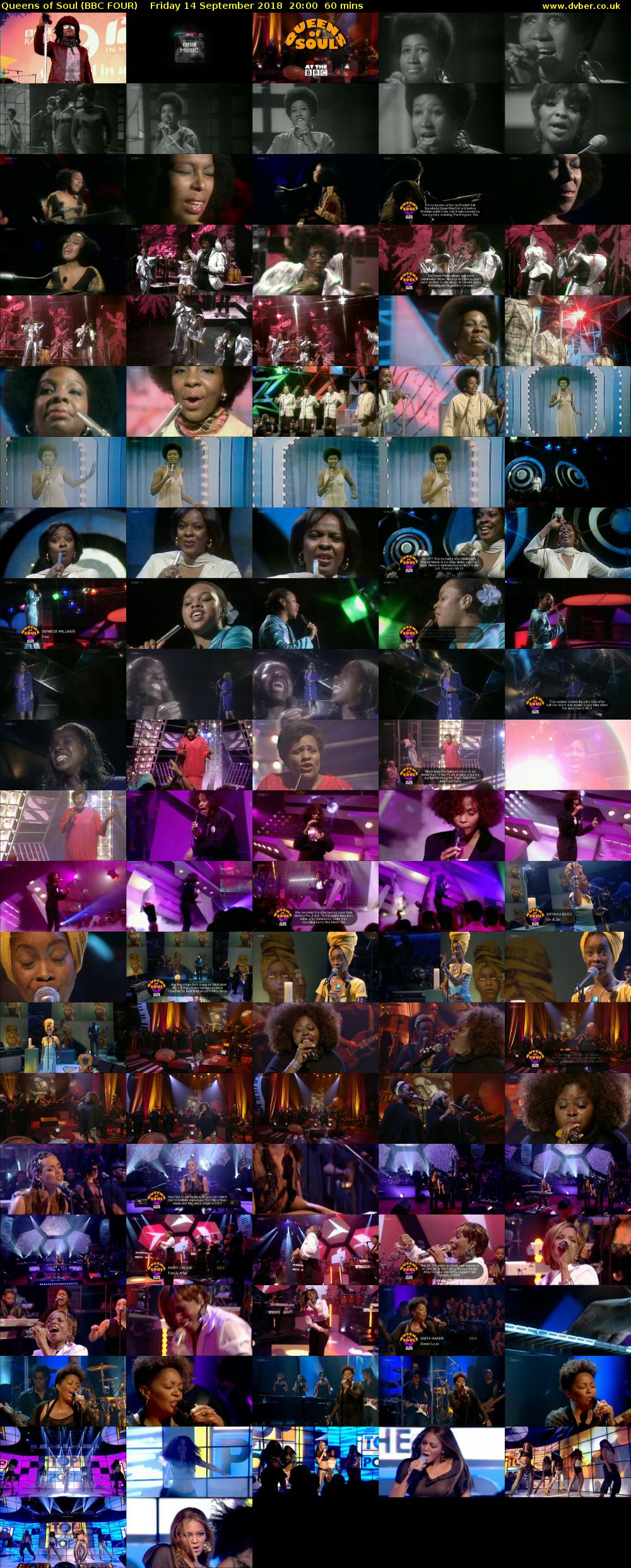 Queens of Soul (BBC FOUR) Friday 14 September 2018 20:00 - 21:00