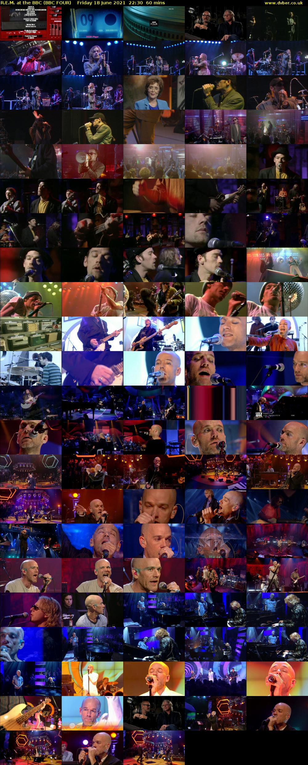 R.E.M. at the BBC (BBC FOUR) Friday 18 June 2021 22:30 - 23:30
