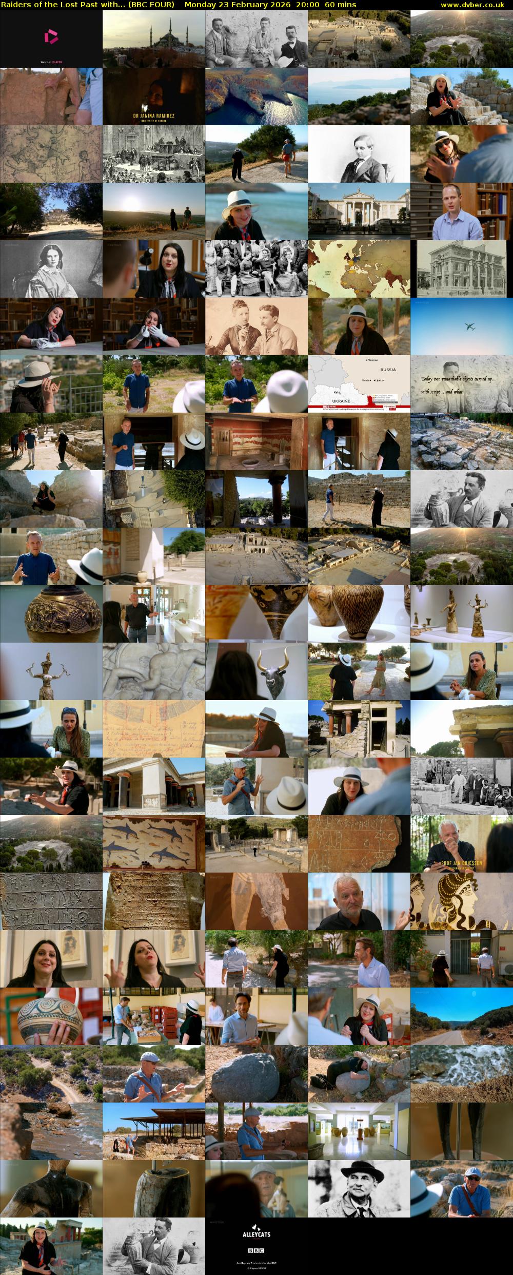 Raiders of the Lost Past with... (BBC FOUR) Monday 23 February 2026 20:00 - 21:00