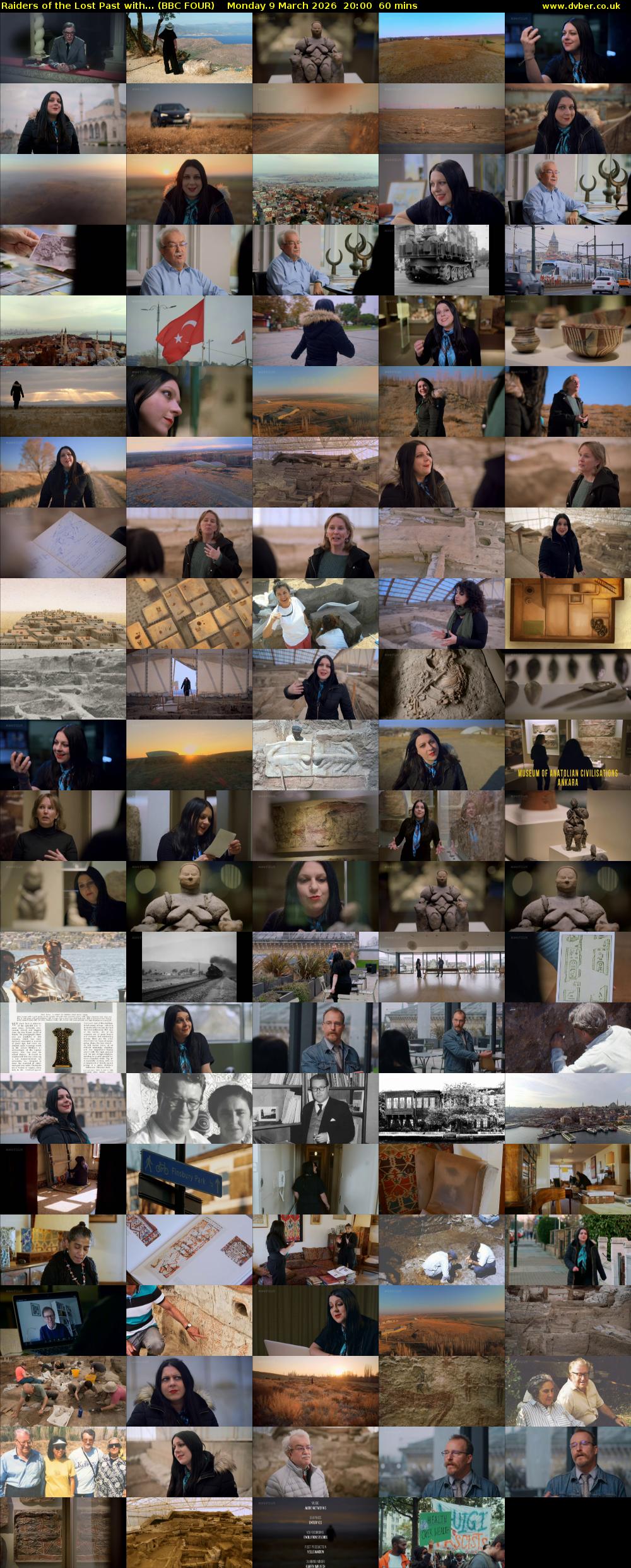 Raiders of the Lost Past with... (BBC FOUR) Monday 9 March 2026 20:00 - 21:00