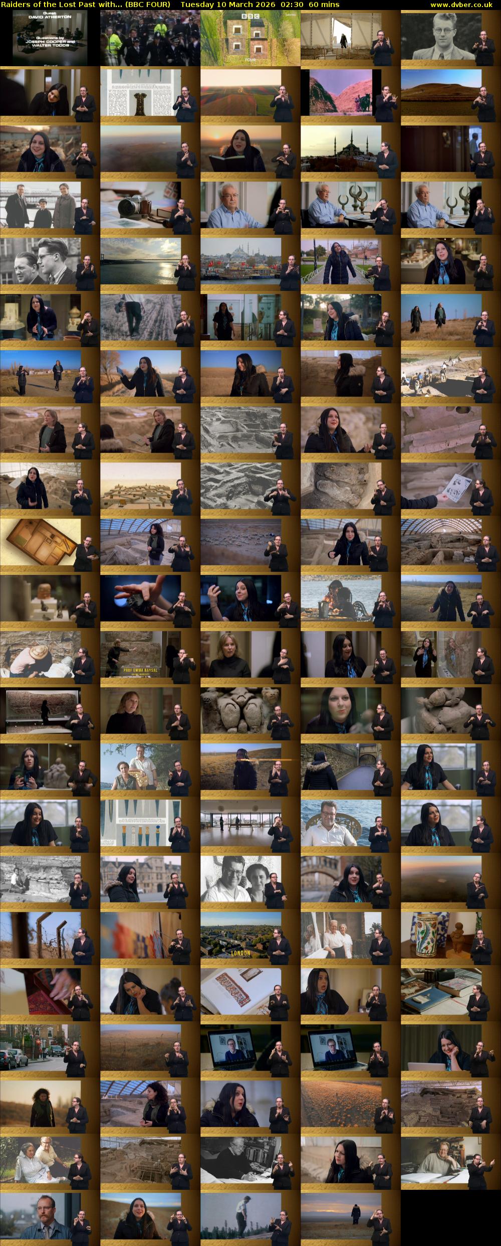 Raiders of the Lost Past with... (BBC FOUR) Tuesday 10 March 2026 02:30 - 03:30