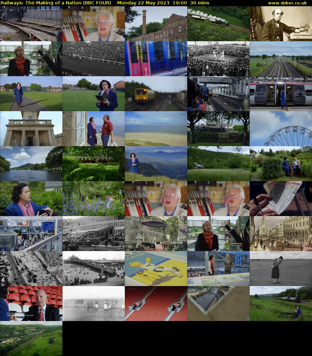 Railways: The Making of a Nation (BBC FOUR) Monday 22 May 2023 19:00 - 19:30