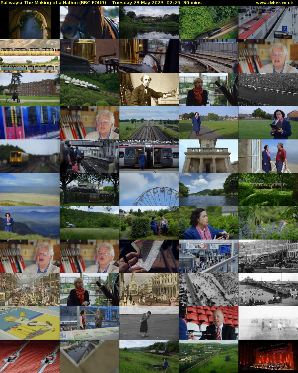 Railways: The Making of a Nation (BBC FOUR) Tuesday 23 May 2023 02:25 - 02:55