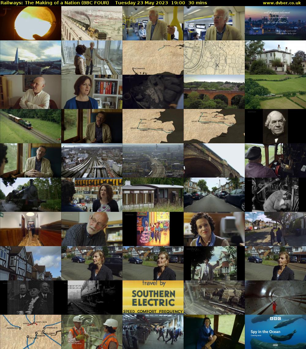 Railways: The Making of a Nation (BBC FOUR) Tuesday 23 May 2023 19:00 - 19:30