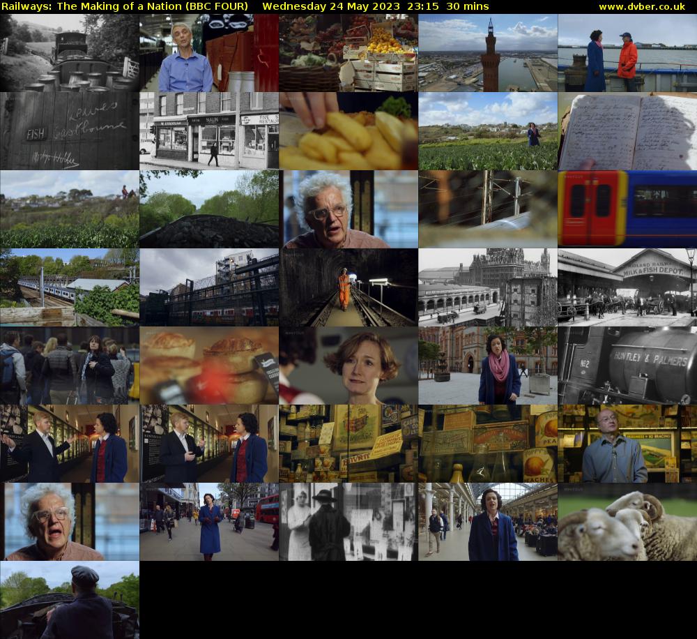 Railways: The Making of a Nation (BBC FOUR) Wednesday 24 May 2023 23:15 - 23:45