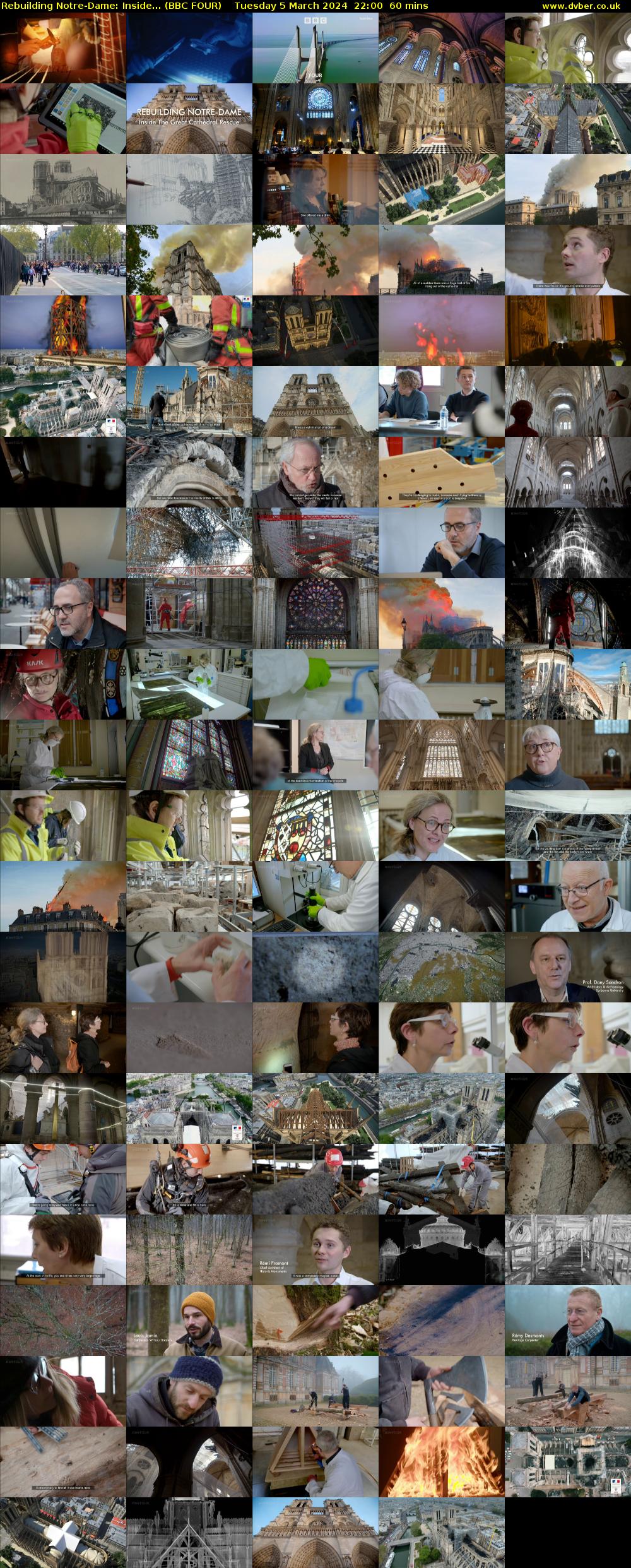 Rebuilding Notre-Dame: Inside... (BBC FOUR) Tuesday 5 March 2024 22:00 - 23:00