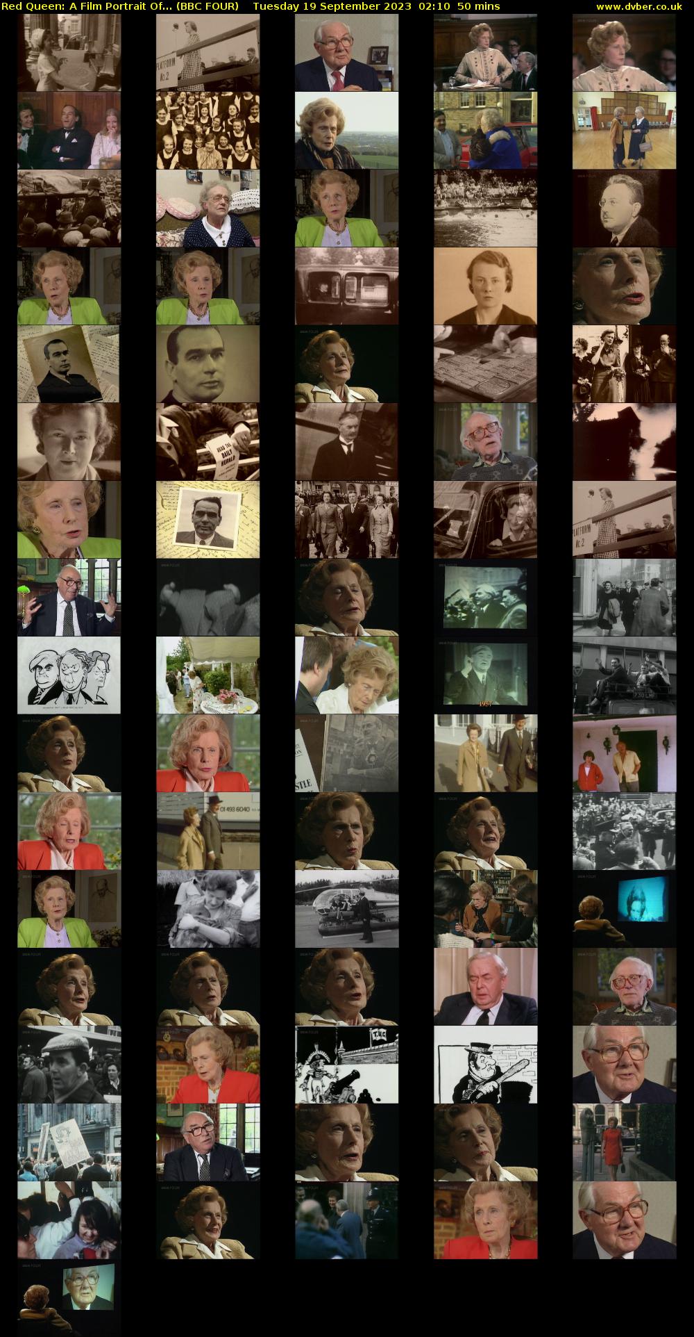 Red Queen: A Film Portrait Of... (BBC FOUR) Tuesday 19 September 2023 02:10 - 03:00
