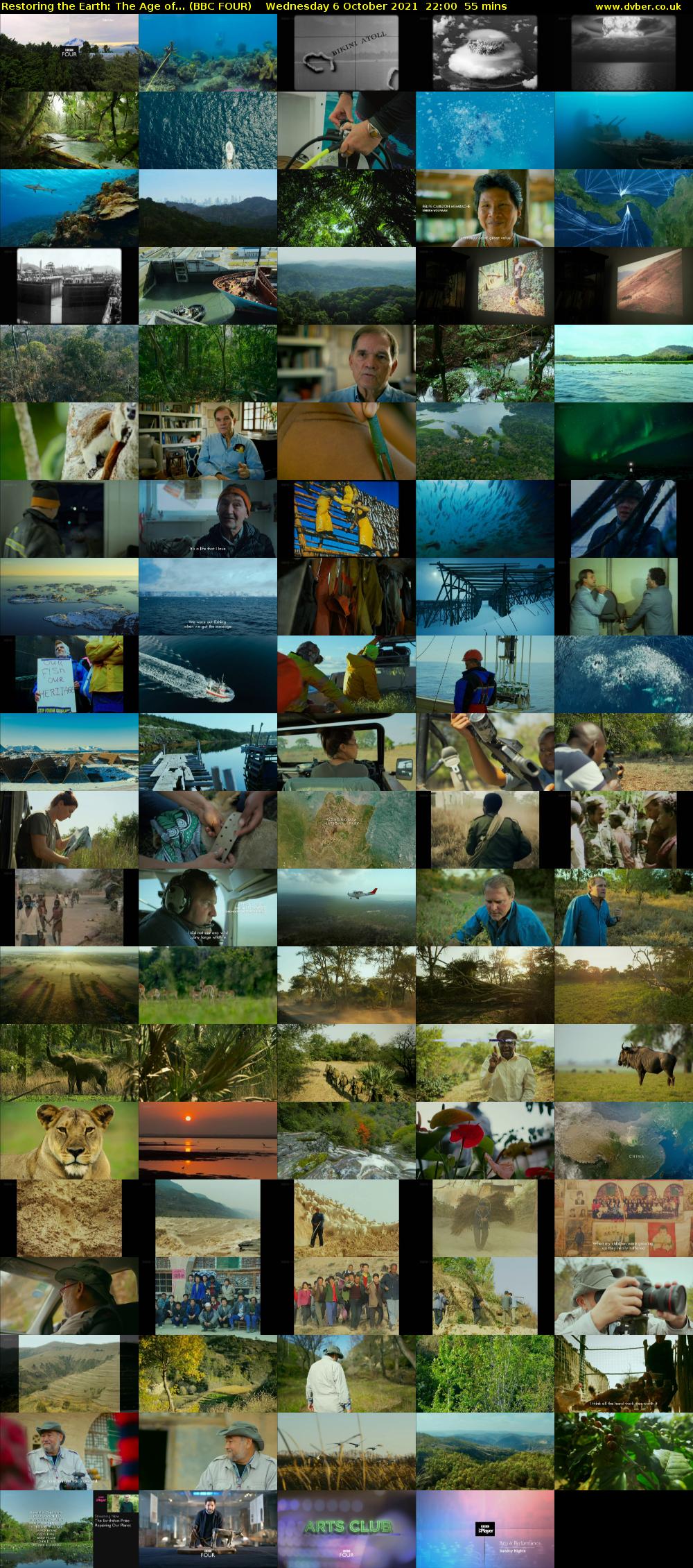 Restoring the Earth: The Age of... (BBC FOUR) Wednesday 6 October 2021 22:00 - 22:55