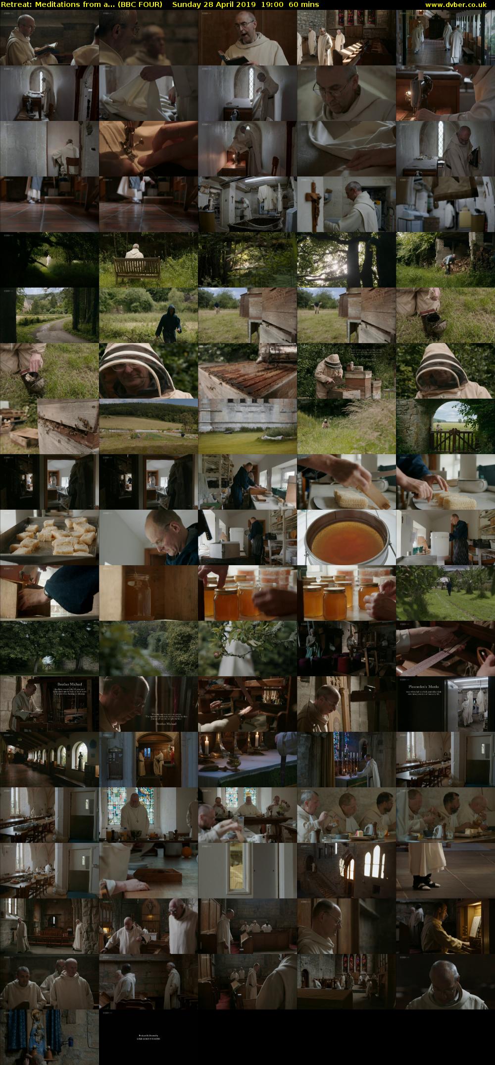 Retreat: Meditations from a... (BBC FOUR) Sunday 28 April 2019 19:00 - 20:00
