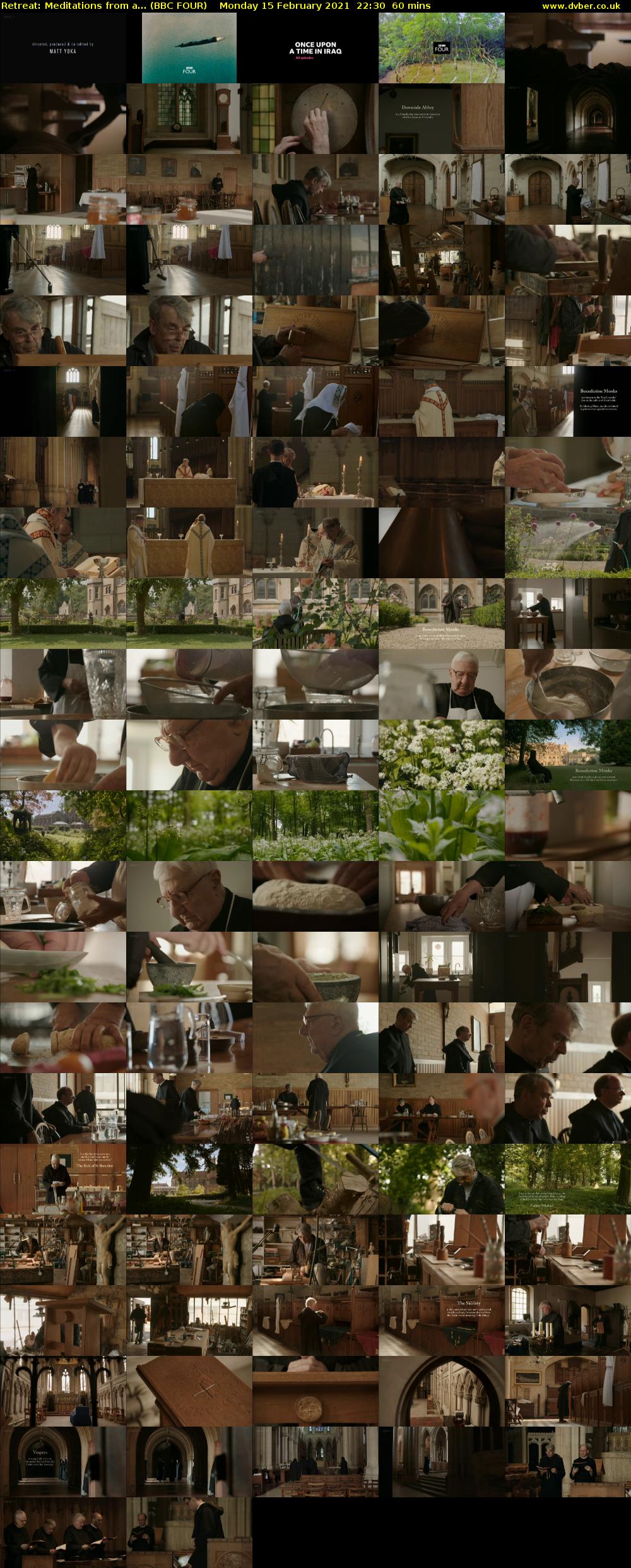 Retreat: Meditations from a... (BBC FOUR) Monday 15 February 2021 22:30 - 23:30