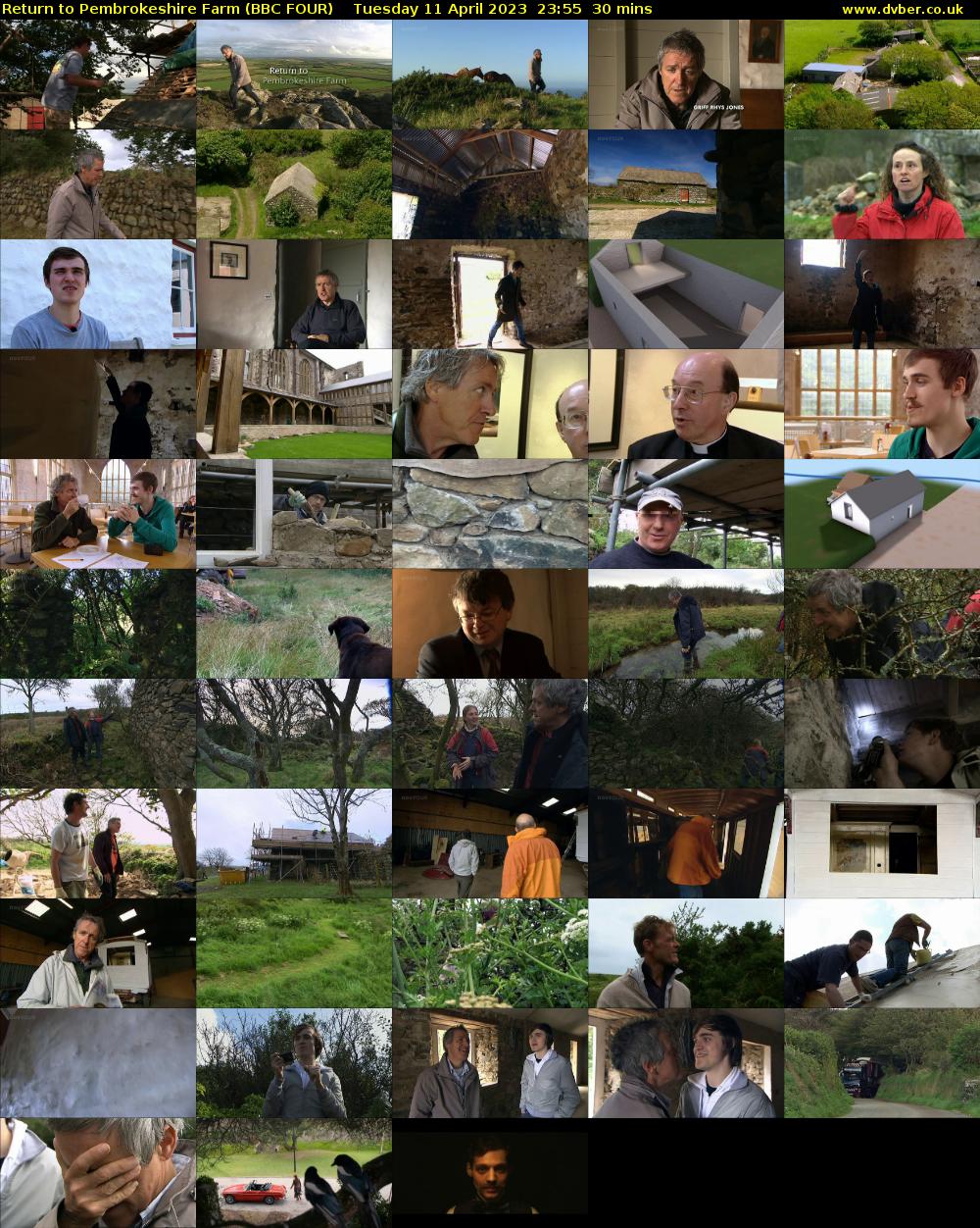 Return to Pembrokeshire Farm (BBC FOUR) Tuesday 11 April 2023 23:55 - 00:25