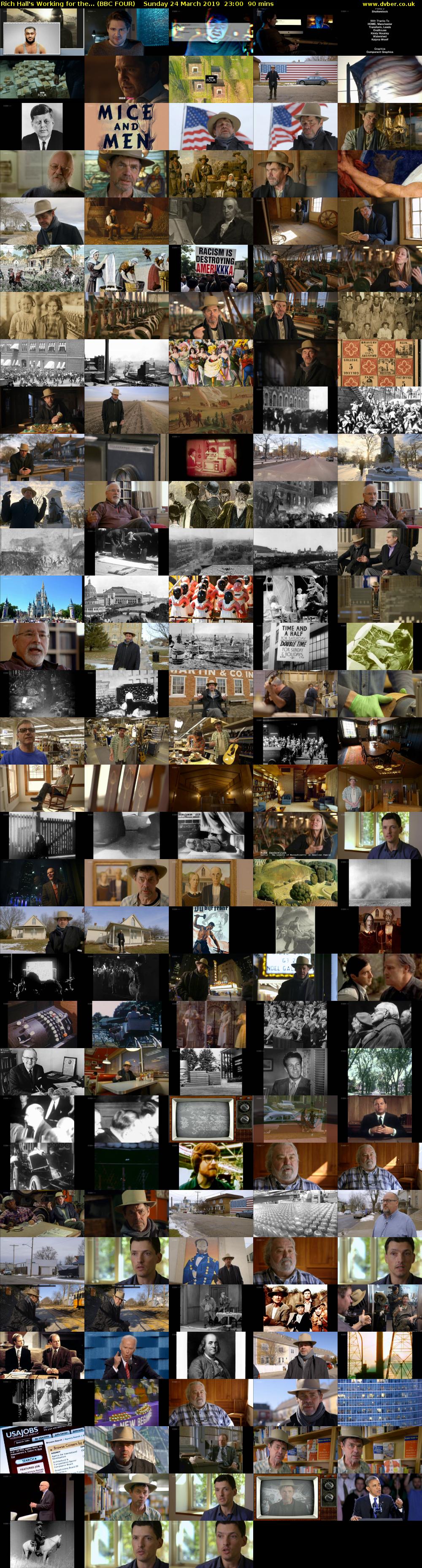 Rich Hall's Working for the... (BBC FOUR) Sunday 24 March 2019 23:00 - 00:30