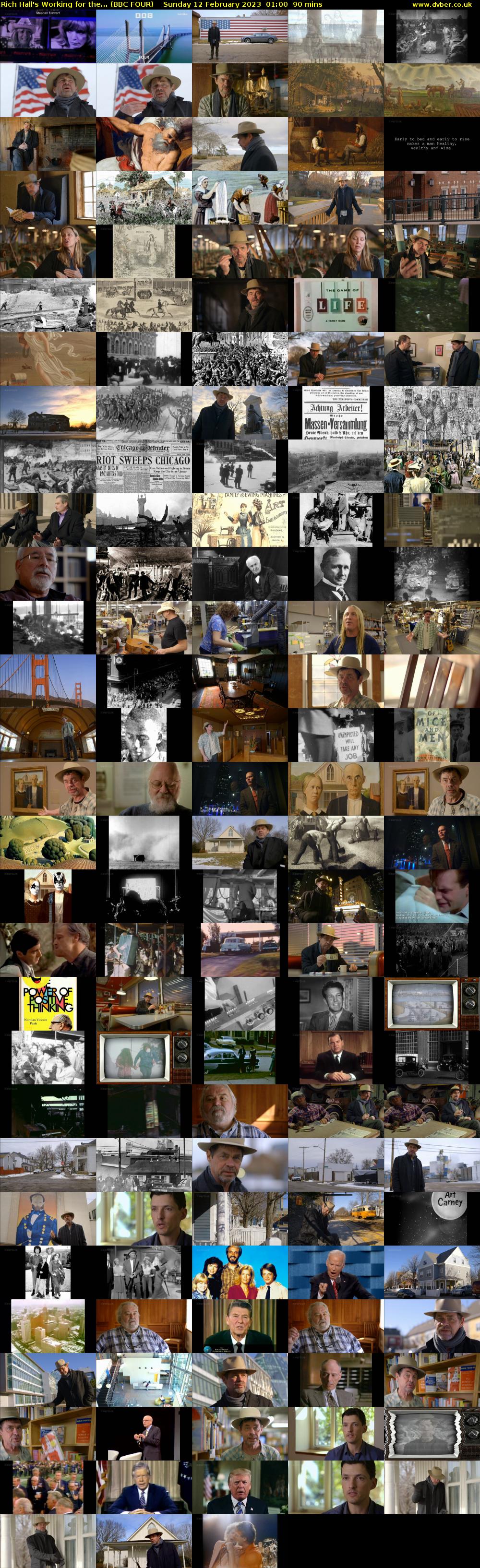 Rich Hall's Working for the... (BBC FOUR) Sunday 12 February 2023 01:00 - 02:30