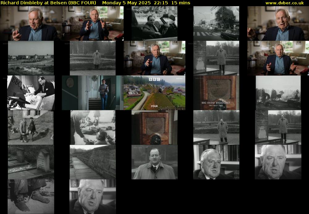 Richard Dimbleby at Belsen (BBC FOUR) Monday 5 May 2025 22:15 - 22:30