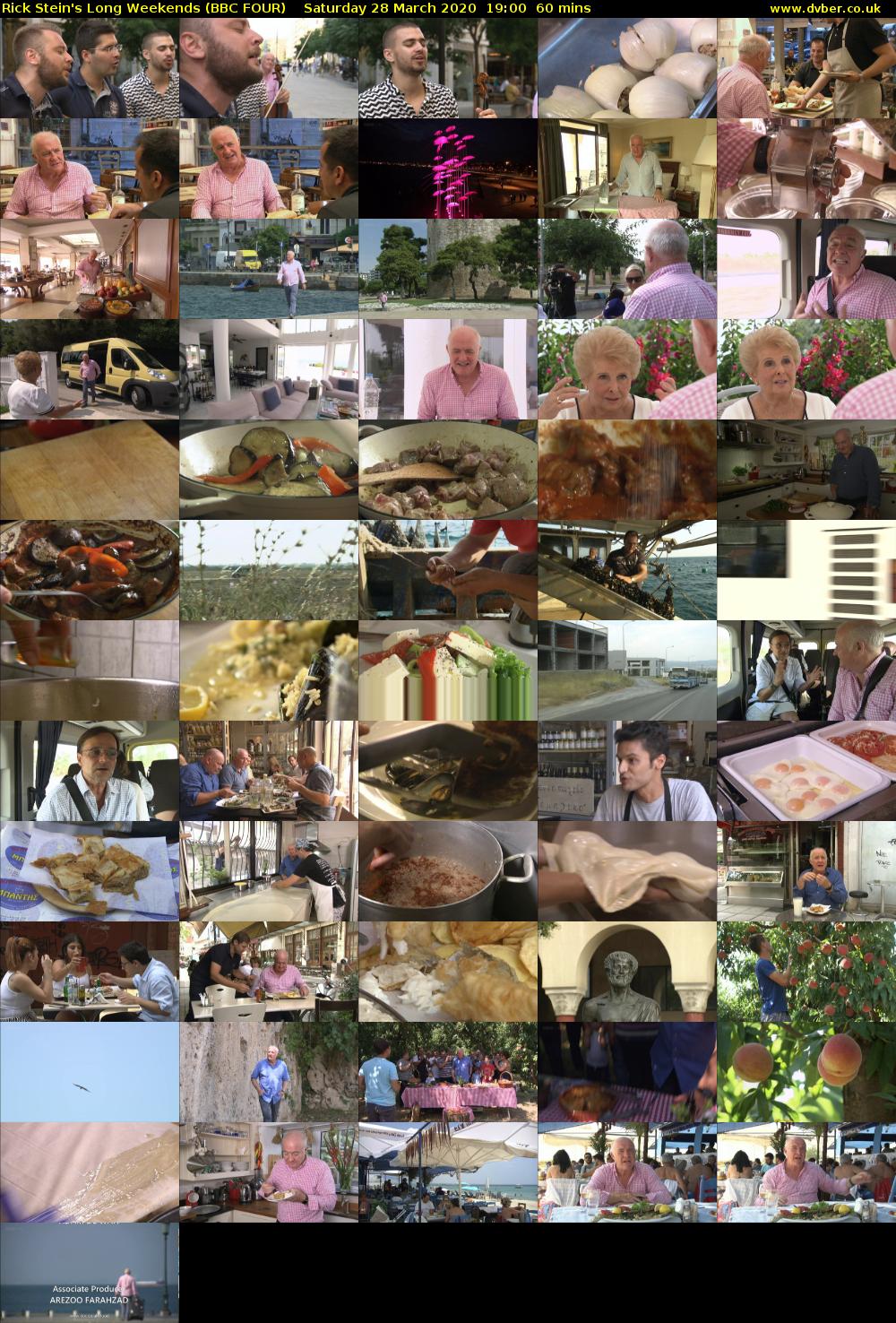 Rick Stein's Long Weekends (BBC FOUR) Saturday 28 March 2020 19:00 - 20:00
