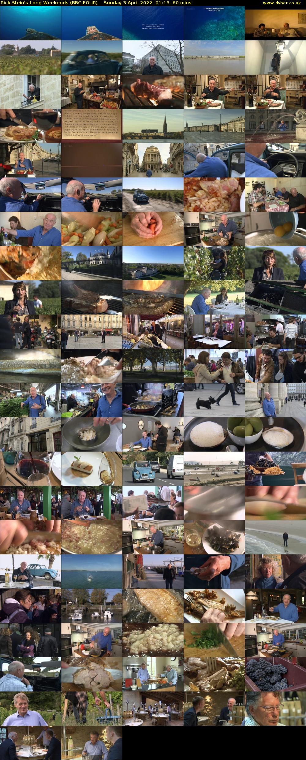 Rick Stein's Long Weekends (BBC FOUR) Sunday 3 April 2022 01:15 - 02:15