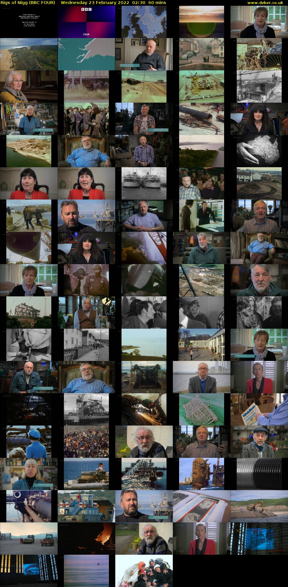 Rigs of Nigg (BBC FOUR) Wednesday 23 February 2022 02:30 - 03:30