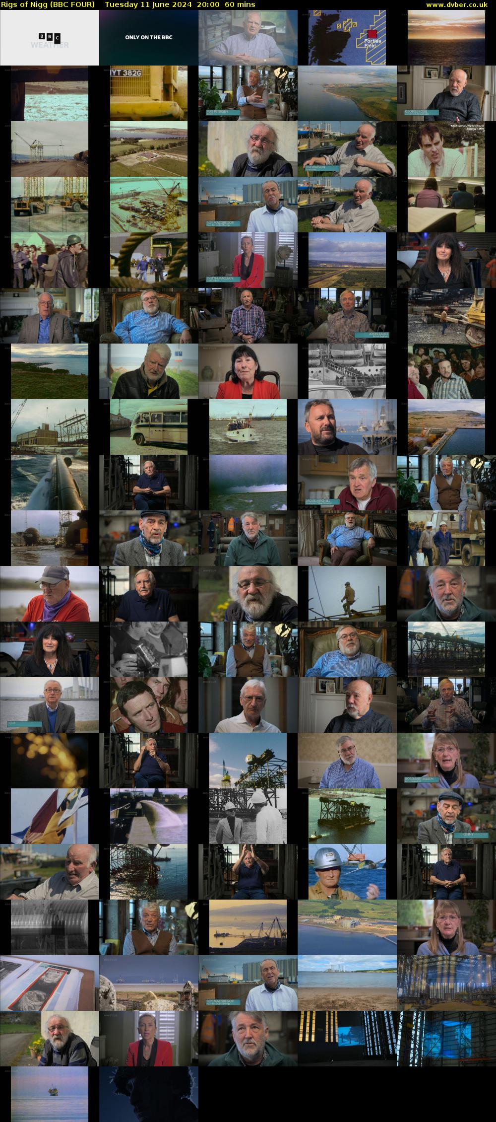 Rigs of Nigg (BBC FOUR) Tuesday 11 June 2024 20:00 - 21:00