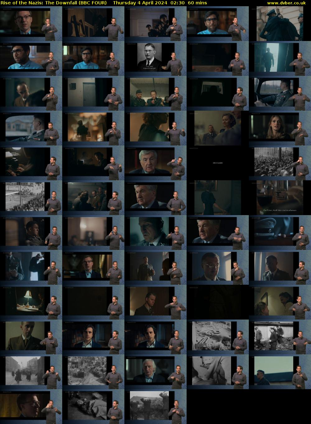 Rise of the Nazis: The Downfall (BBC FOUR) Thursday 4 April 2024 02:30 - 03:30