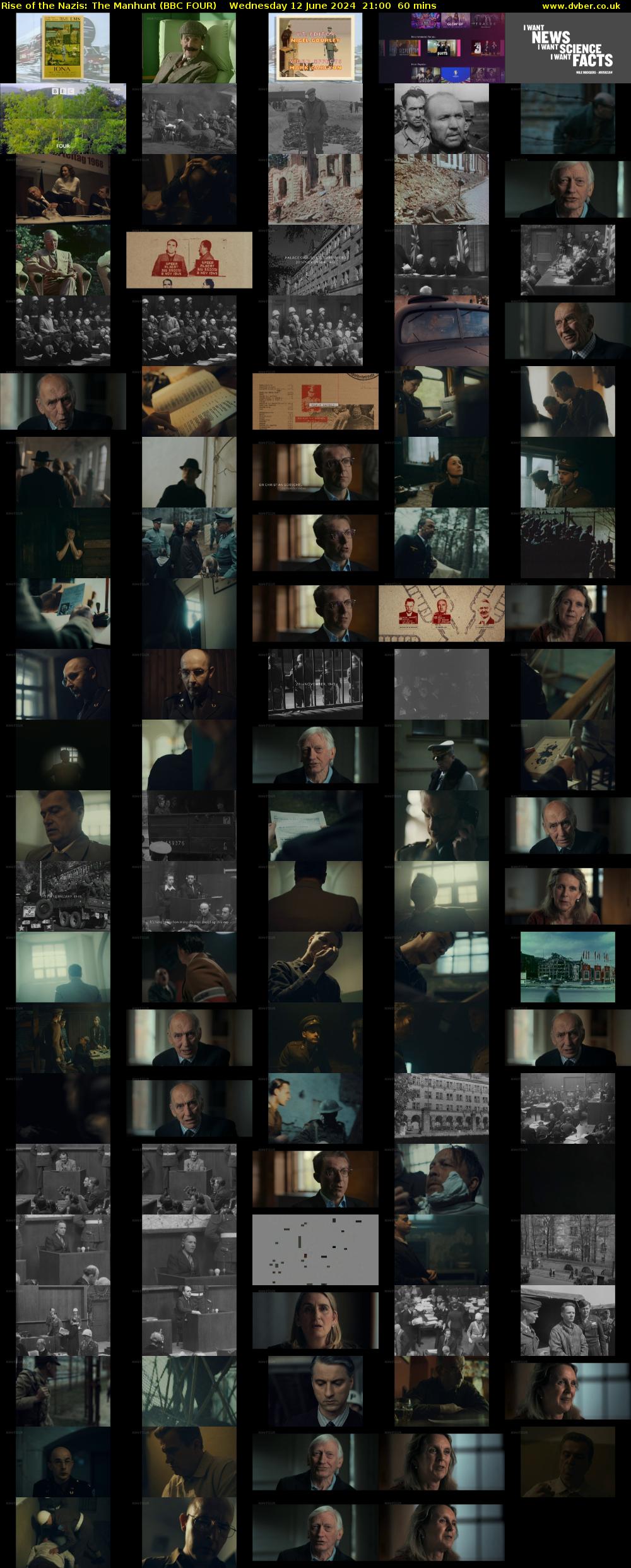 Rise of the Nazis: The Manhunt (BBC FOUR) Wednesday 12 June 2024 21:00 - 22:00