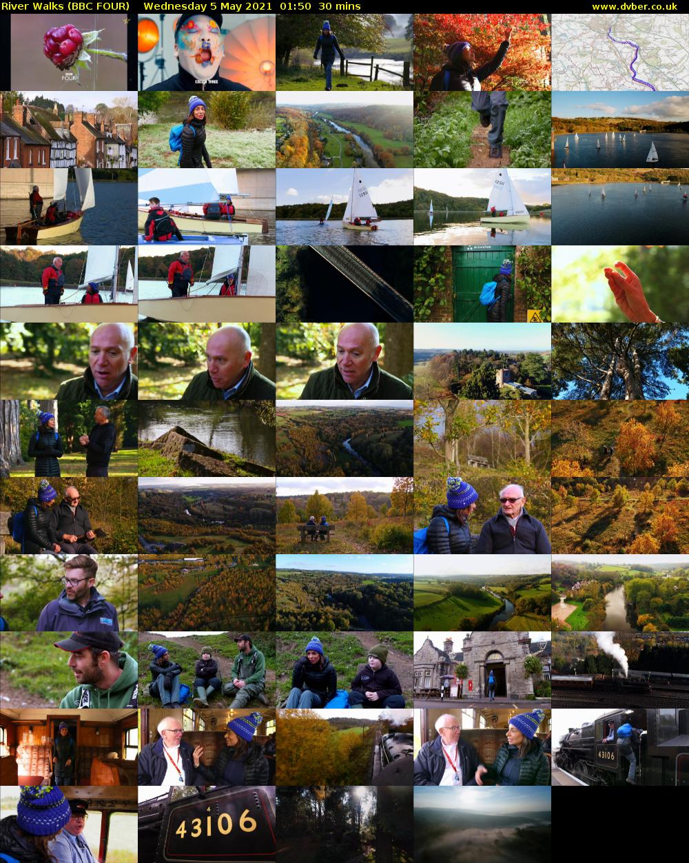 River Walks (BBC FOUR) Wednesday 5 May 2021 01:50 - 02:20