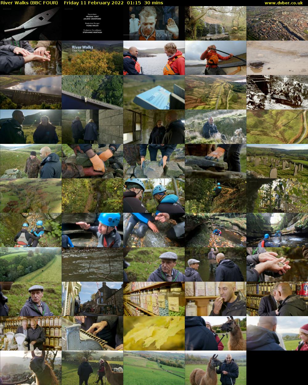 River Walks (BBC FOUR) Friday 11 February 2022 01:15 - 01:45