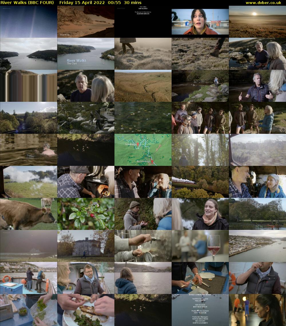 River Walks (BBC FOUR) Friday 15 April 2022 00:55 - 01:25
