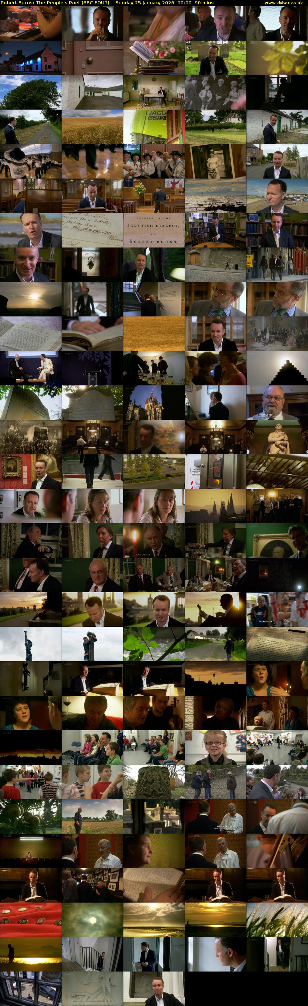 Robert Burns: The People's Poet (BBC FOUR) Sunday 25 January 2026 00:00 - 01:30