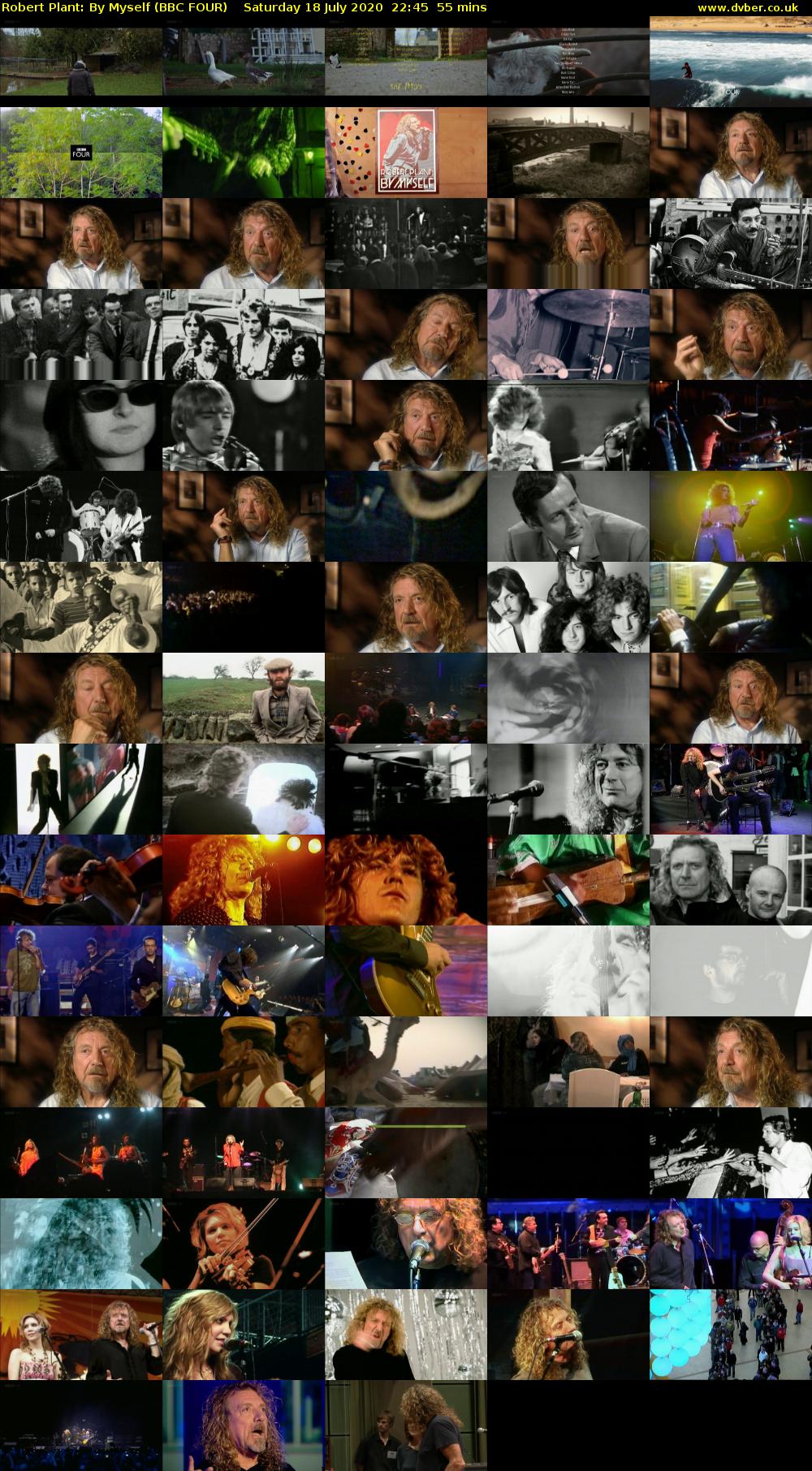 Robert Plant: By Myself (BBC FOUR) Saturday 18 July 2020 22:45 - 23:40