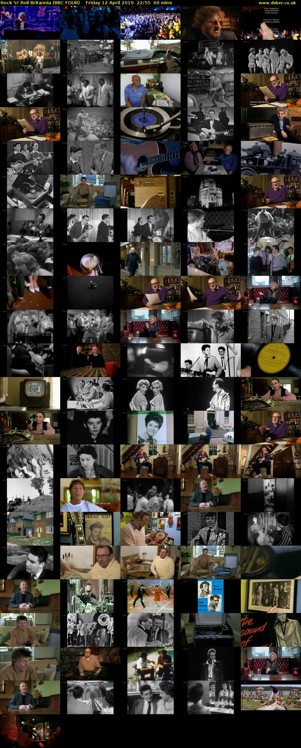 Rock 'n' Roll Britannia (BBC FOUR) Friday 12 April 2019 22:55 - 23:55