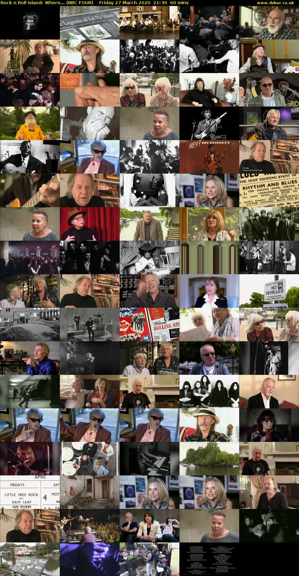 Rock n Roll Island: Where... (BBC FOUR) Friday 27 March 2020 21:30 - 22:30