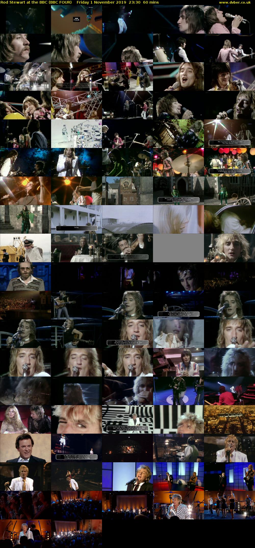 Rod Stewart at the BBC (BBC FOUR) Friday 1 November 2019 23:30 - 00:30