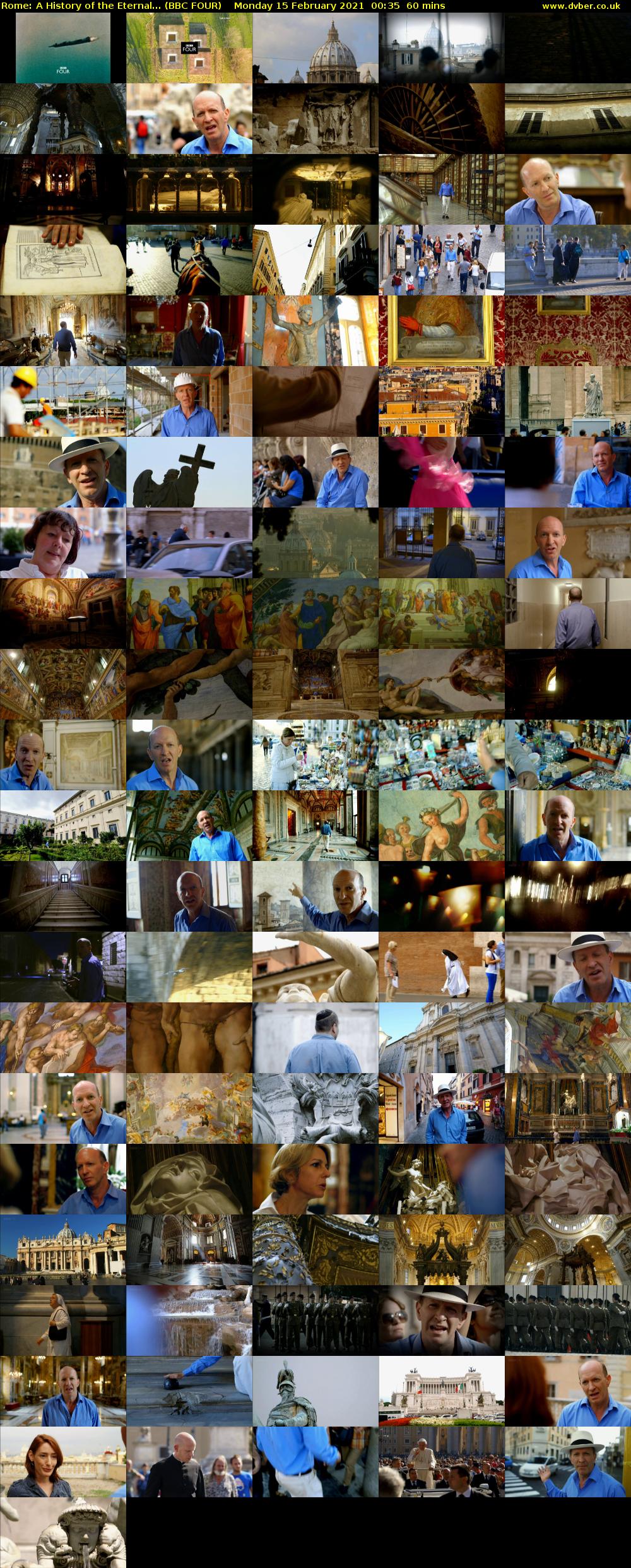 Rome: A History of the Eternal... (BBC FOUR) Monday 15 February 2021 00:35 - 01:35