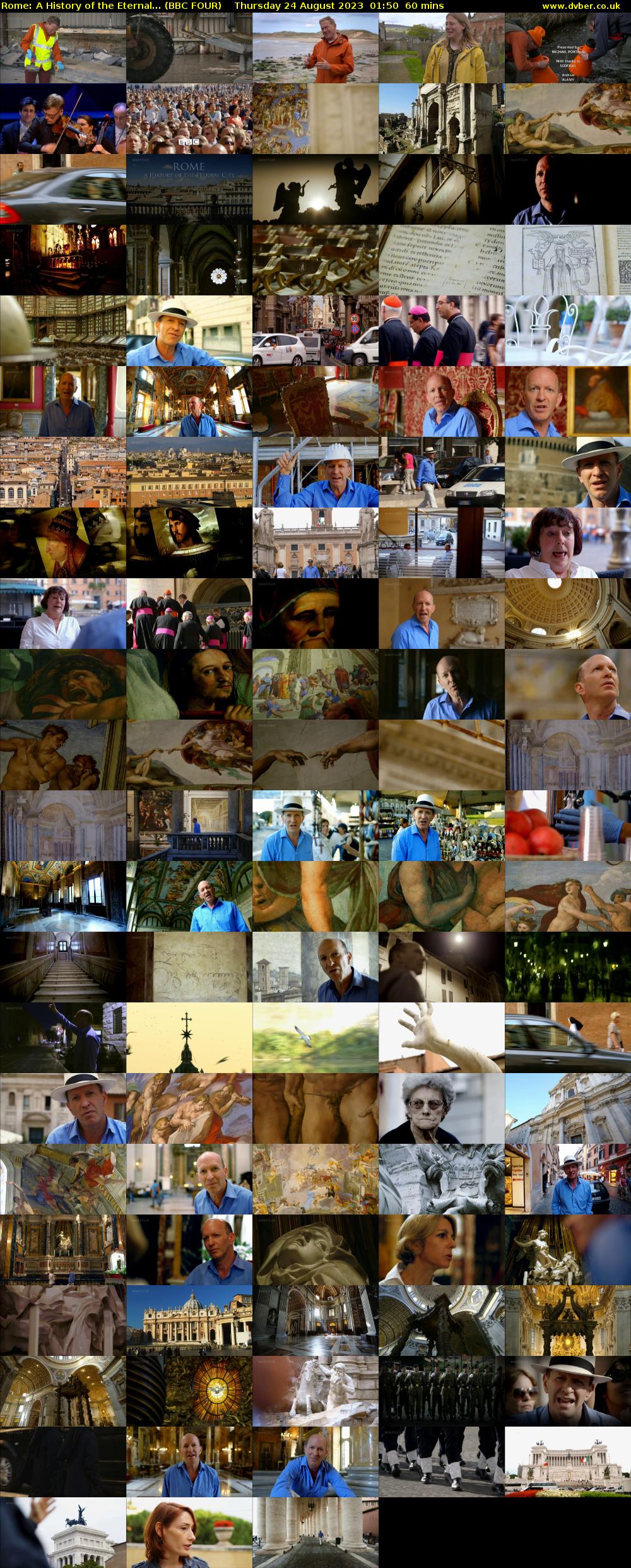 Rome: A History of the Eternal... (BBC FOUR) Thursday 24 August 2023 01:50 - 02:50