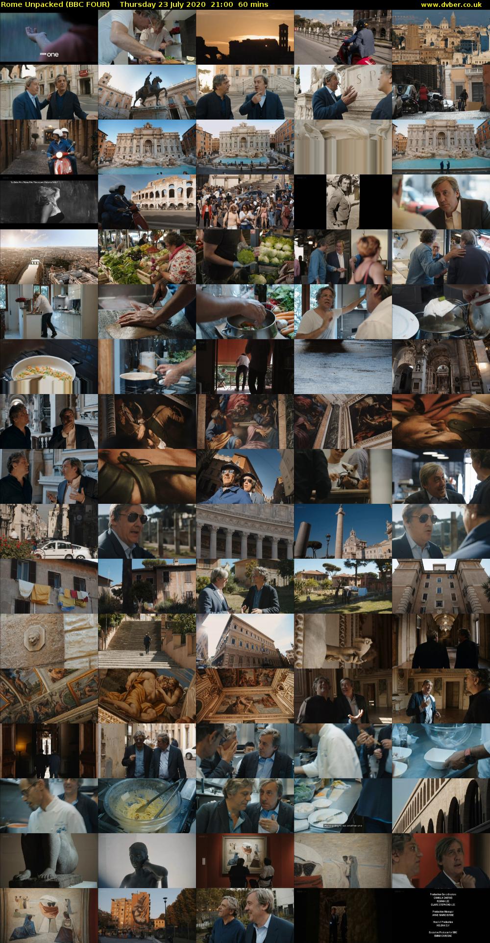 Rome Unpacked (BBC FOUR) Thursday 23 July 2020 21:00 - 22:00