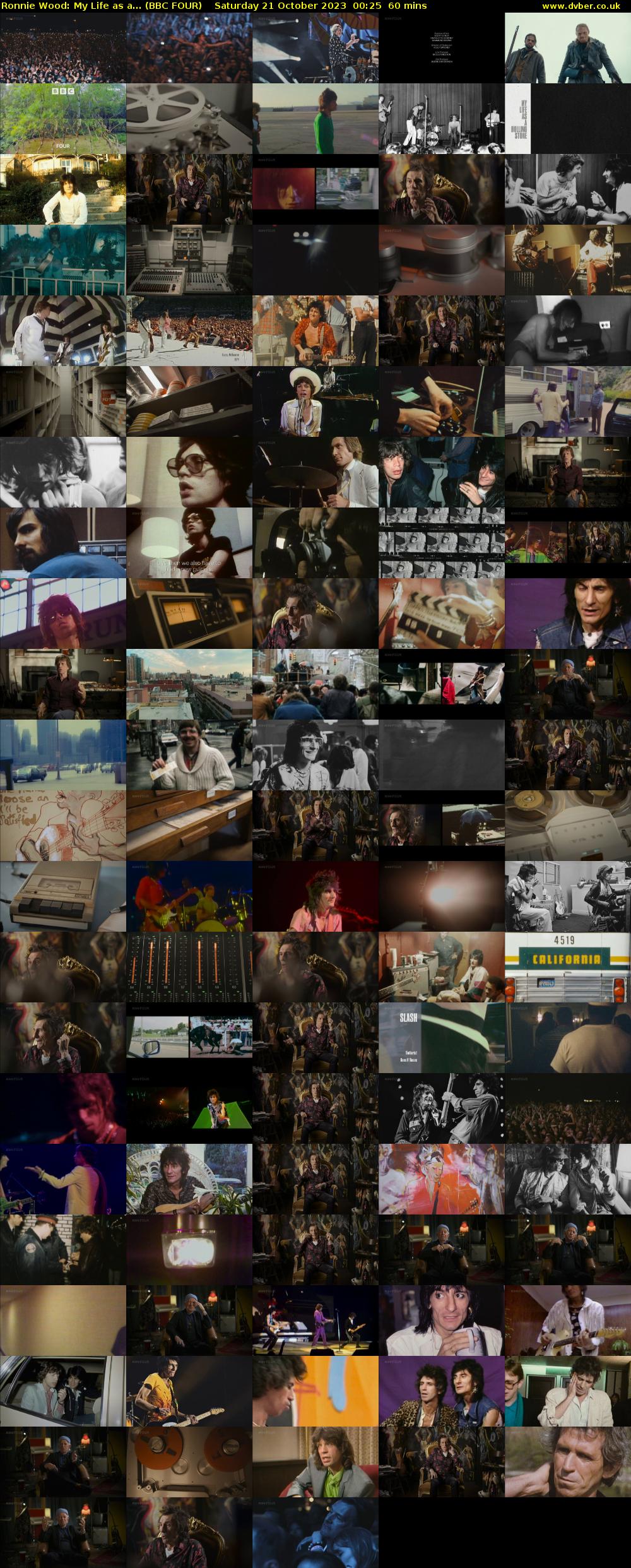 Ronnie Wood: My Life as a... (BBC FOUR) Saturday 21 October 2023 00:25 - 01:25