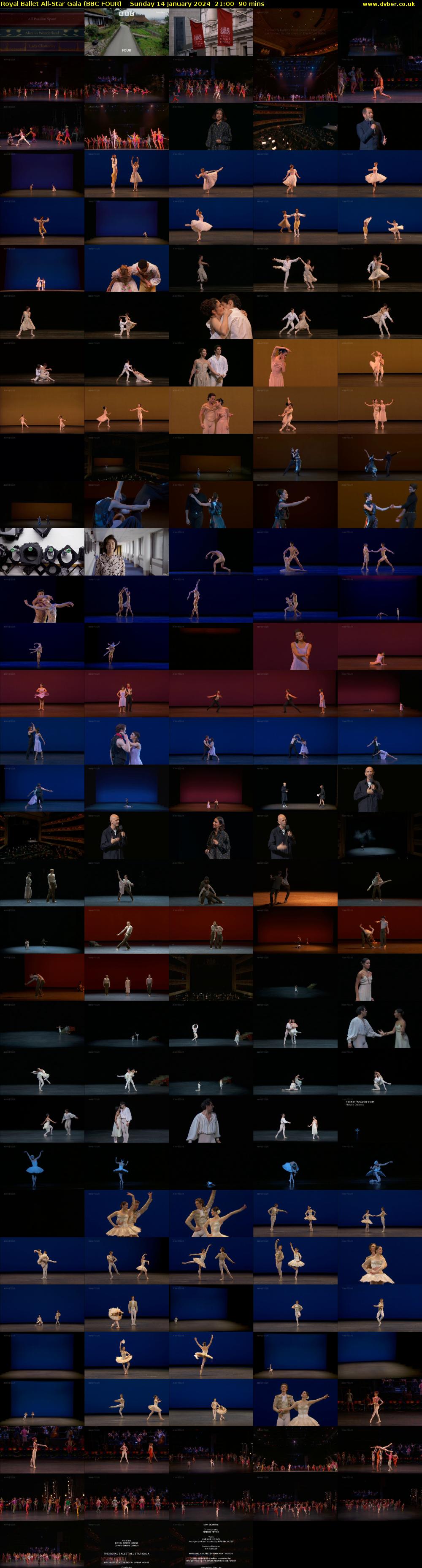 Royal Ballet All-Star Gala (BBC FOUR) Sunday 14 January 2024 21:00 - 22:30