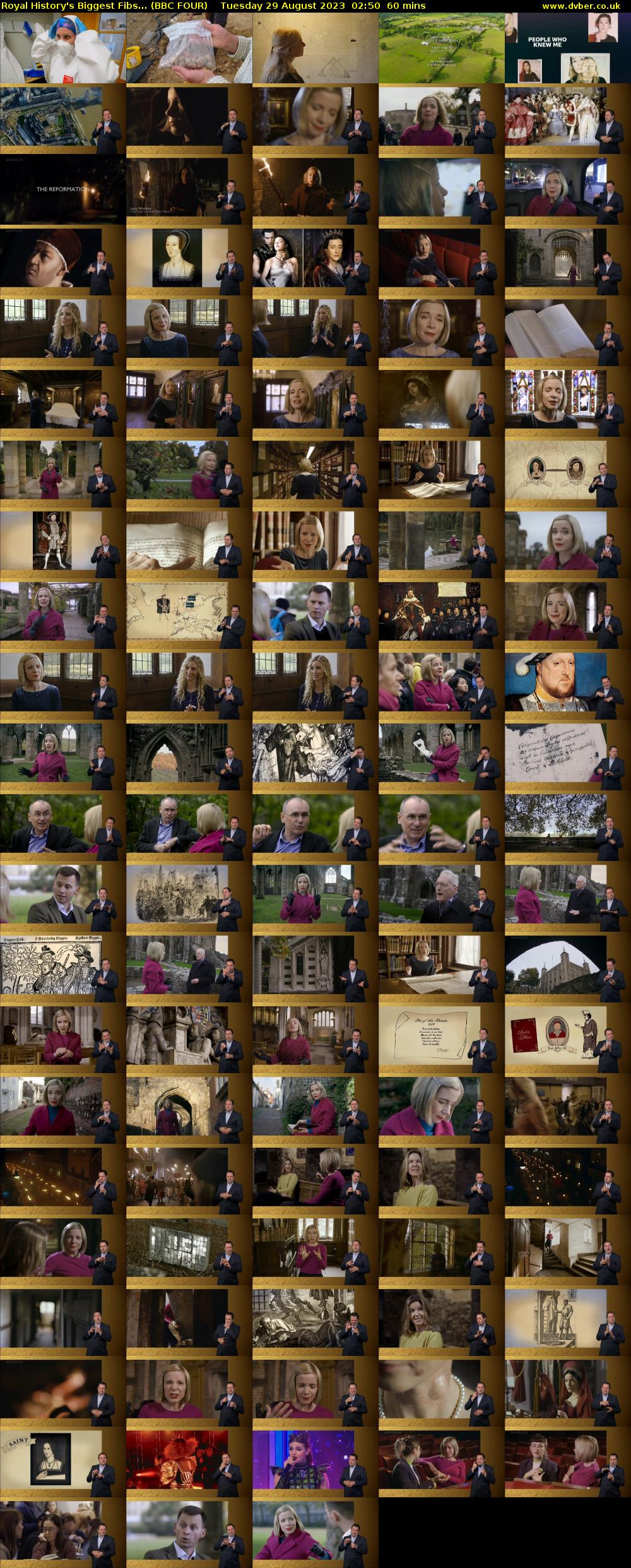 Royal History's Biggest Fibs... (BBC FOUR) Tuesday 29 August 2023 02:50 - 03:50