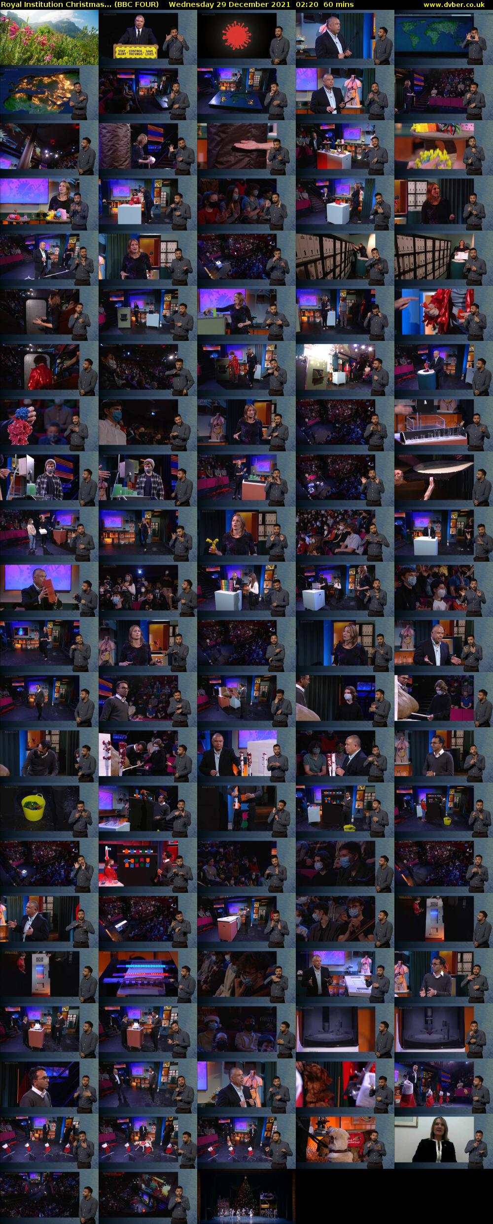 Royal Institution Christmas... (BBC FOUR) Wednesday 29 December 2021 02:20 - 03:20