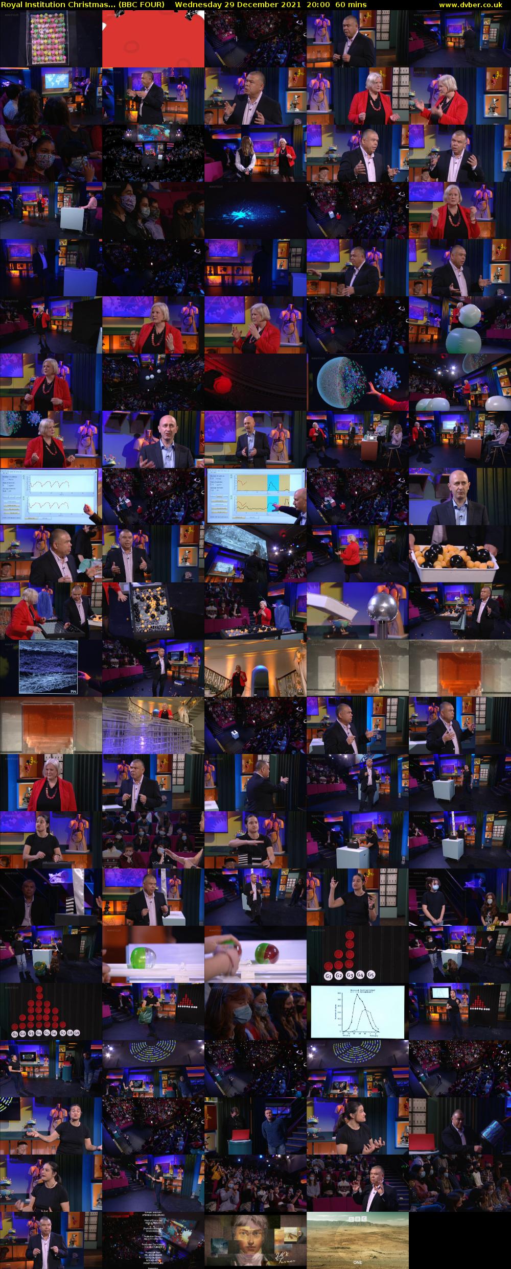 Royal Institution Christmas... (BBC FOUR) Wednesday 29 December 2021 20:00 - 21:00