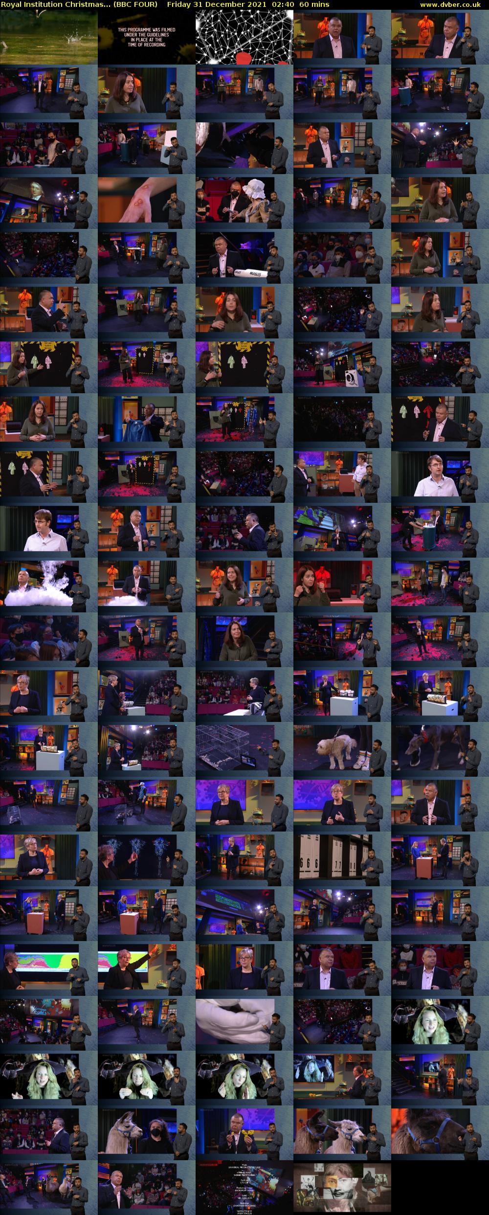 Royal Institution Christmas... (BBC FOUR) Friday 31 December 2021 02:40 - 03:40