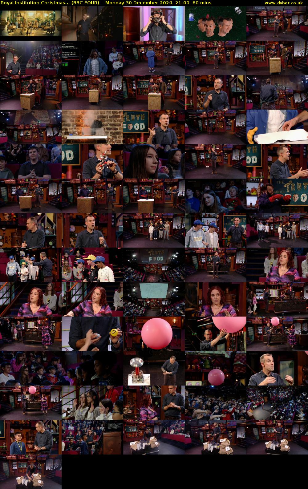 Royal Institution Christmas... (BBC FOUR) Monday 30 December 2024 21:00 - 22:00