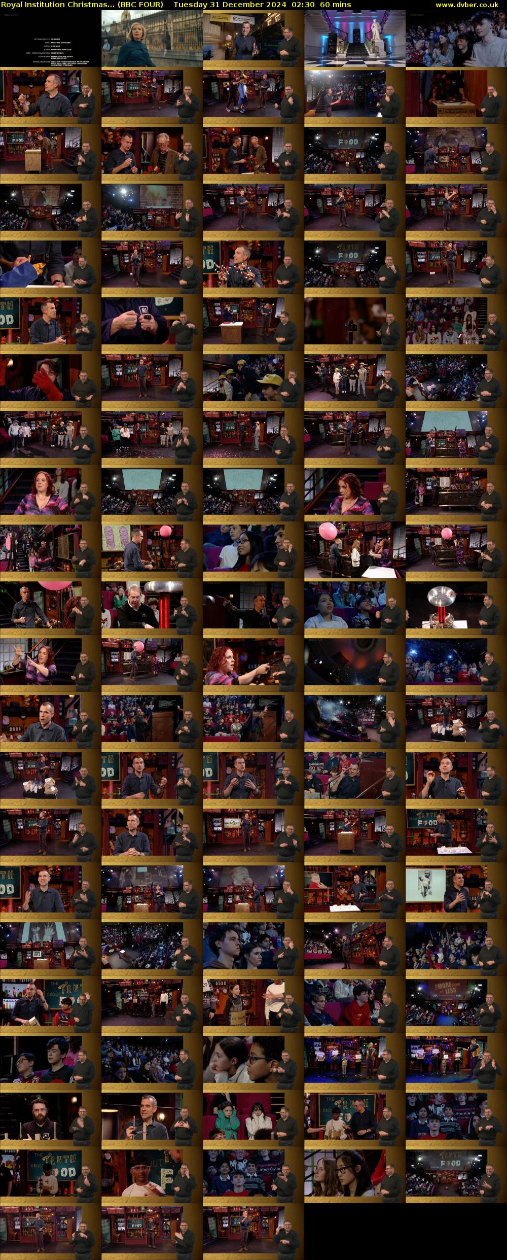 Royal Institution Christmas... (BBC FOUR) Tuesday 31 December 2024 02:30 - 03:30